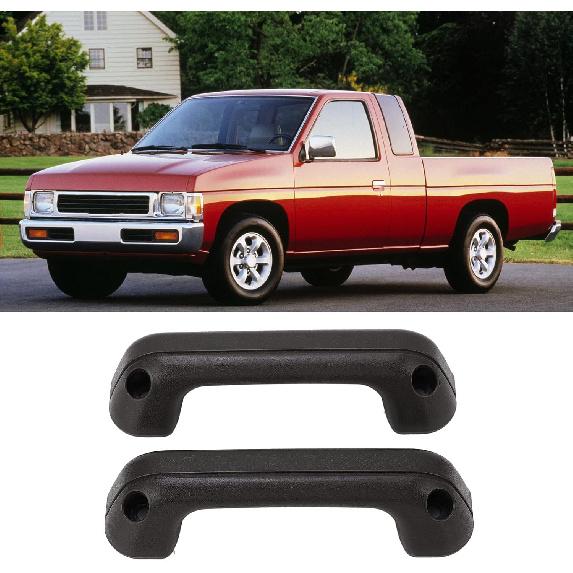 Armrest Door Handle, Pair of Automobile Door Moulding Decoration 80940 15G00 Replacement for D21 Frontier Pickup 1986?1997