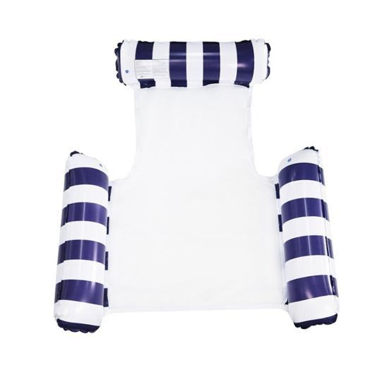 Надувной плавучий стул для бассейна, эргономичный подголовник, герметичный ПВХ, шезлонг для бассейна, ПВХ для детей и взрослых, плавающий диван, водный гамак