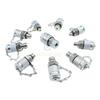 10 Pcs NPT 1/4 Test Connector Hydraulic Pressure Gauge Fittings G3/8 G1/8 G1/4 M10x1 M10x1.25 M14x1.5, UNF 7/16-20, UNF 9/16-18