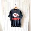 Vintage 1990s Kansas City Chiefs NFL T-Shirt/ Vintage Trench/ USA Made/ Size XL