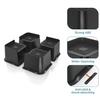 4Pcs Bed Risers 2/3/4 Inch Lift Supports 5000lbs Heavy Duty Furniture Raisers Table Height Risers for Chair Sofa Couch Desk
