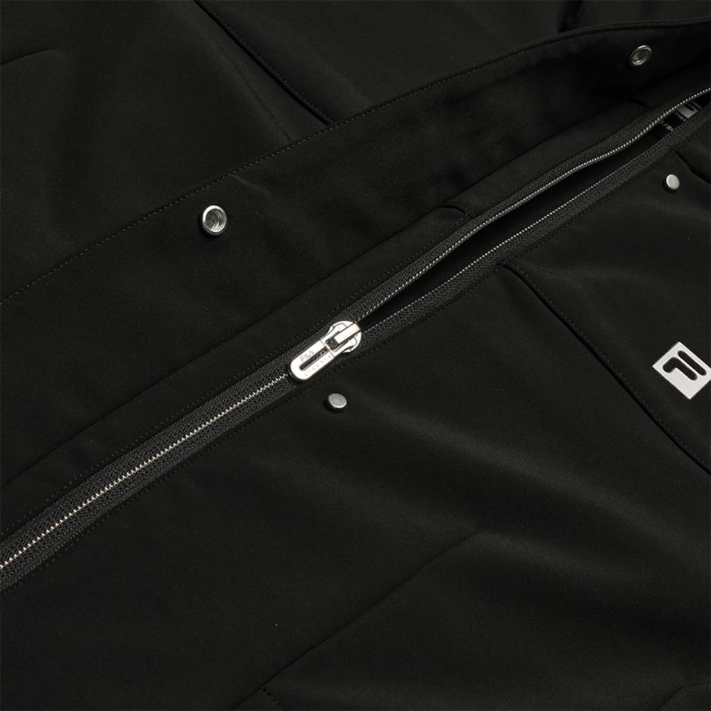 Fila Fitness Simple Classic Comfortable Fleece Lined Hooded Jacket Women Jackets A61W541706F-BK