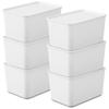 Iris Ohyama Storage Box with Set of Width 45 X Depth 29 X Height 13 Storage Stacking Seasonings FTB45D Lid, 6, Cm, Case, Box, White, Clothing, Toys,