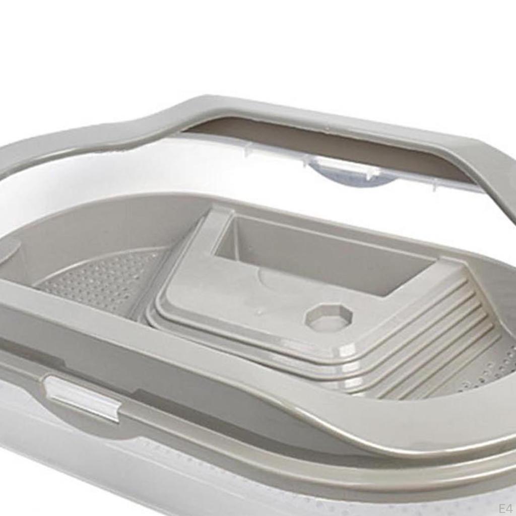 Portable Turtle Tank with Sun Terrace - Ideal for Reptiles and Amphibians