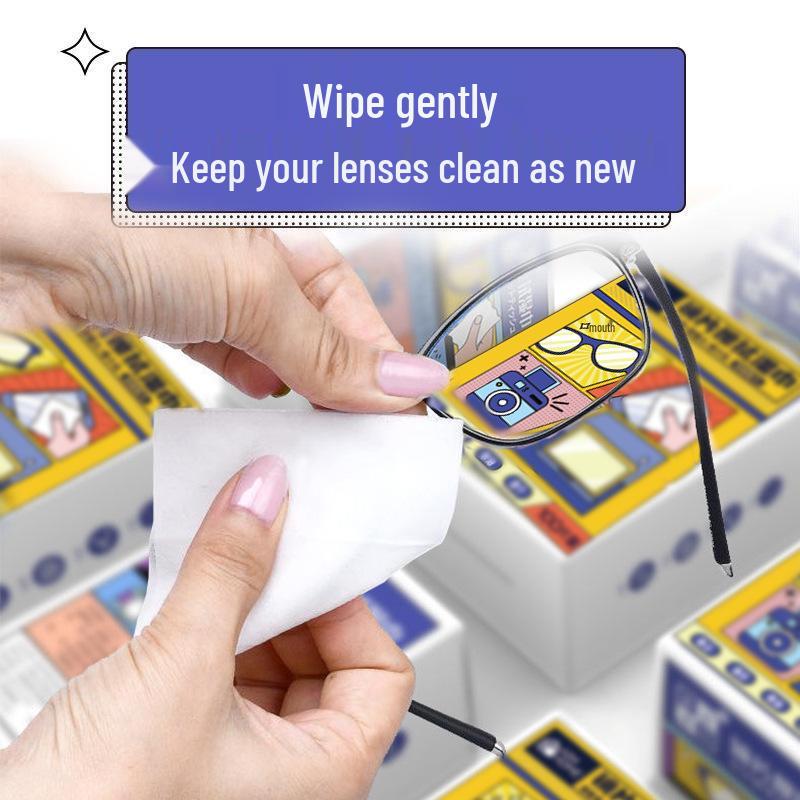 Quick-Drying Anti-Fog Eyeglass & Screen Cleaning Wipes