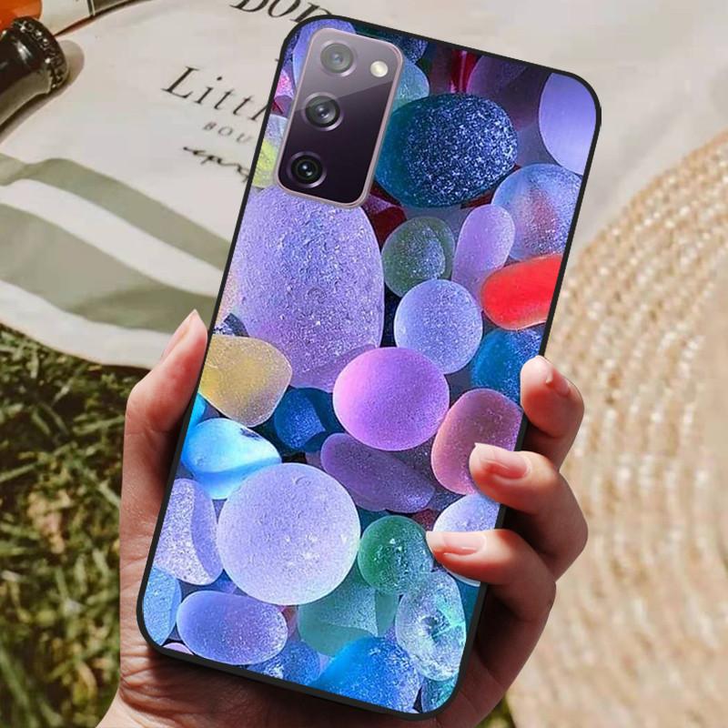 For Samsung Galaxy S20 FE S20FE Case Fashion Silicone Cover For Samsung S20 Fan Edition S20 Lite S 20 FE Phone Case Black Bumper