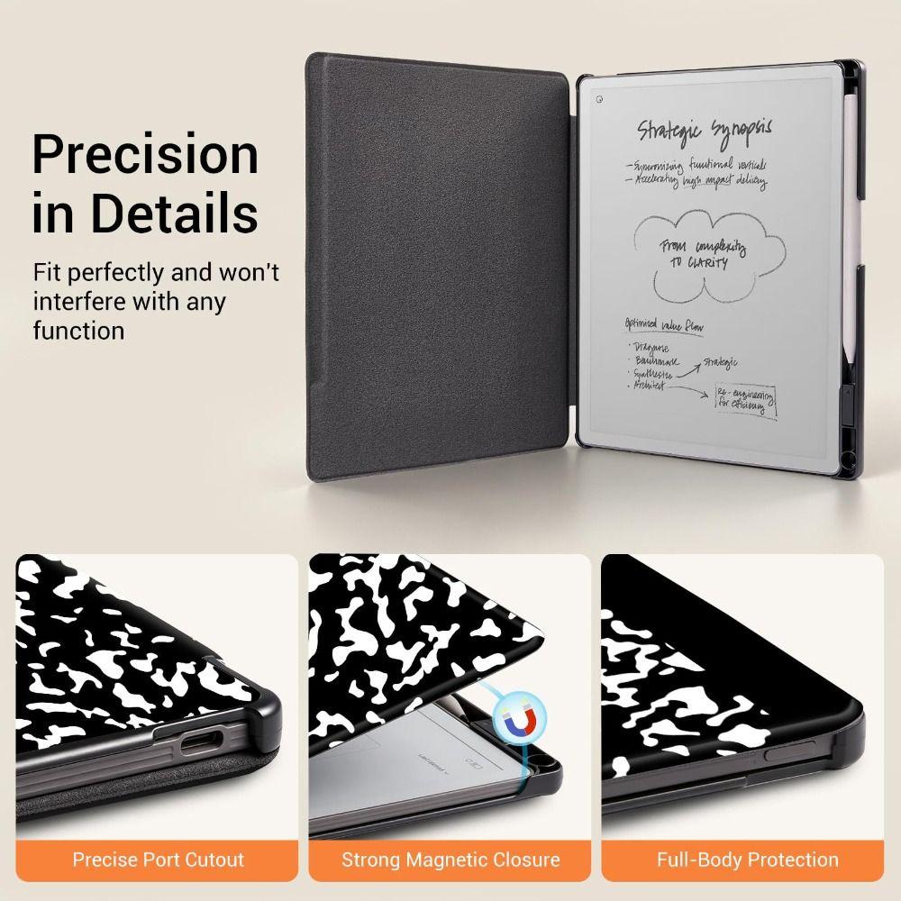 Anti-fall 10.3" Protective Case with Pen Slot Folio Shell Smart Cover for ReMarkable Paper Pure