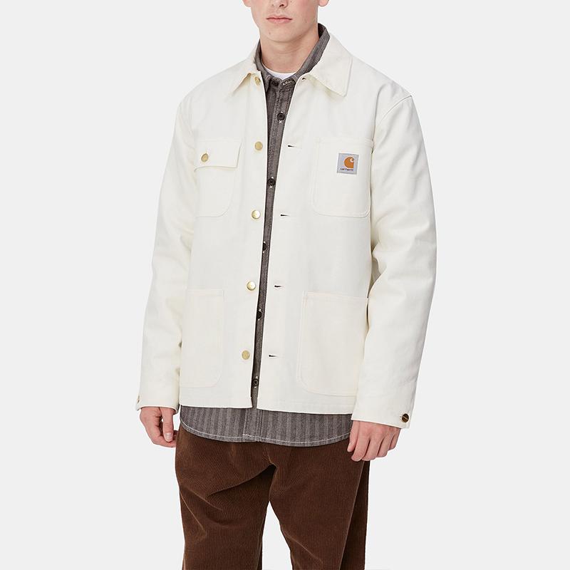 Carhartt WIP FW24 Michigan Coat Jacket Unisex Ecru I015261-0DJ-01