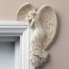 Angel Wings Resin Craft Door Frame Ornament Angel Winged Goddess Pendant Indoor/Outdoor Garden Door Decoration Home Gifts Left Right Wings