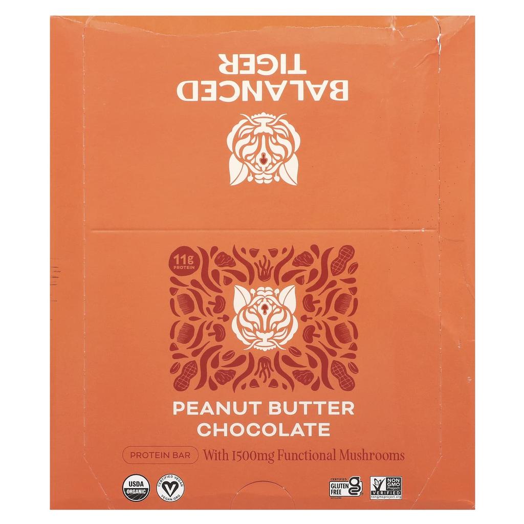 Protein Bar, Peanut Butter Chocolate, 12 Bars, 44G (1.55Oz) Each