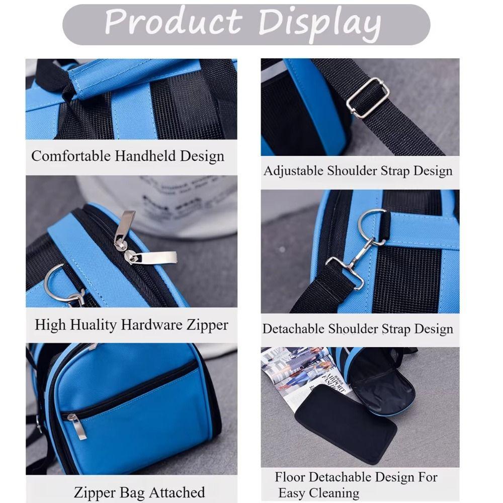 Складная дорожная сумочка для щенка, сумка для путешествий с питомцем из ткани Оксфорд, уличная сумка-переноска для кошки, аксессуары для питомцев