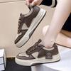 Fashion Color Matching Casual Board Shoes 2025 Autumn and Winter New Ins Trendy Niche Women's Shoes Muffin Thick Sole Contrasting Casual Shoes