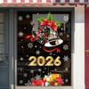 2026 Рождественские Колокольчики Электростатические Наклейки на Окно для Праздничного Декора