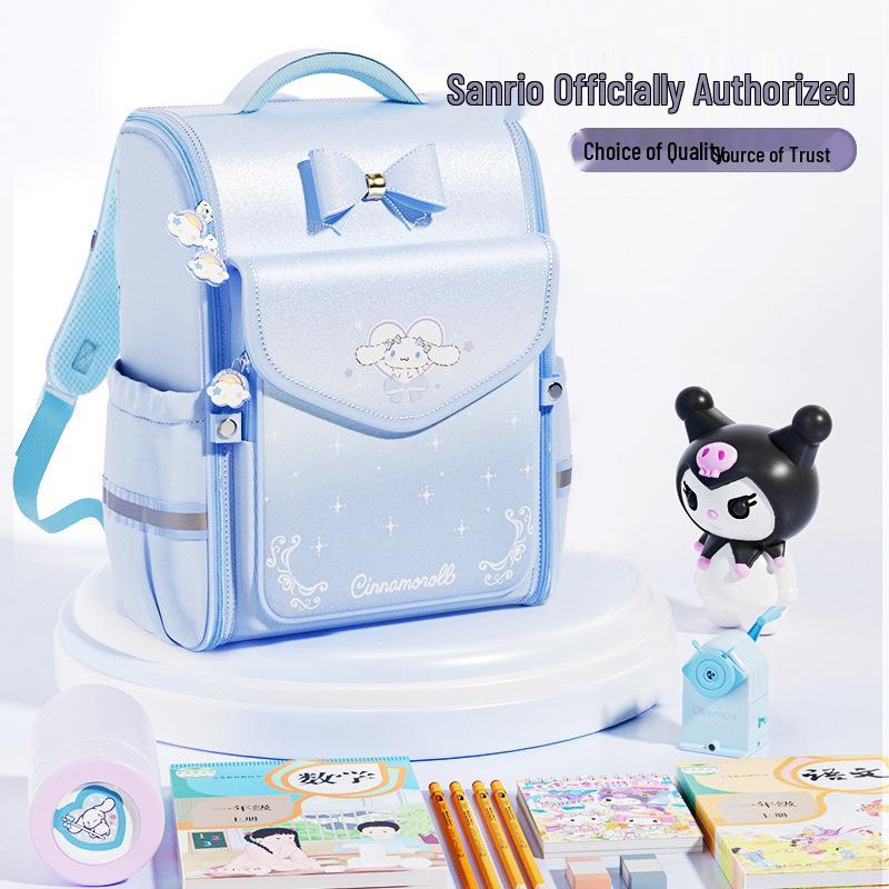 Детский рюкзак Sanrio Kuromi для 1-6 классов: Поддержка позвоночника и снижение нагрузки