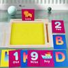 1 Set Kids Sand Tray Toy with Cards Pen Letter Number
