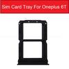 Sim Card Tray Holder For Oneplus 6 6T 7 7T Pro X 1 2 3 3T 5 5T Sim Slot Socket SD Card Memory Reader Flex Cable Repair Parts