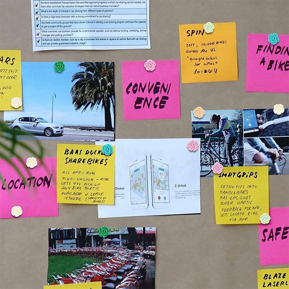 Board Pins Rose/Sunflower/Daisy Shape Photo Wall Nail Push Pins Thumbtack Decorative Drawing Pins