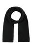 Knitted Scarf One Size Uni, Black,
