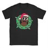 Men Mr Garrison Around The Christmas Tree South-Park T Shirts Pure Cotton Clothes Short Sleeve Crewneck Tees T-Shirts