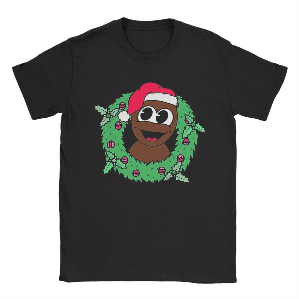 Men Mr Garrison Around The Christmas Tree South-Park T Shirts Pure Cotton Clothes Short Sleeve Crewneck Tees T-Shirts