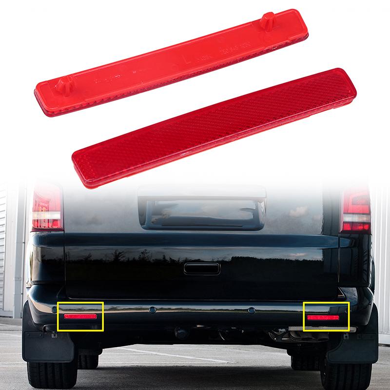 Красный отражатель заднего бампера для VW Caravelle (Т5) 2003-2015 7E0945105C 7E0945106C