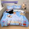 Custom Frozen Magic Bedding 3 Piece Set HD Print Duvet Cover Pillowcases for Teens Adult Bedroom Decoration