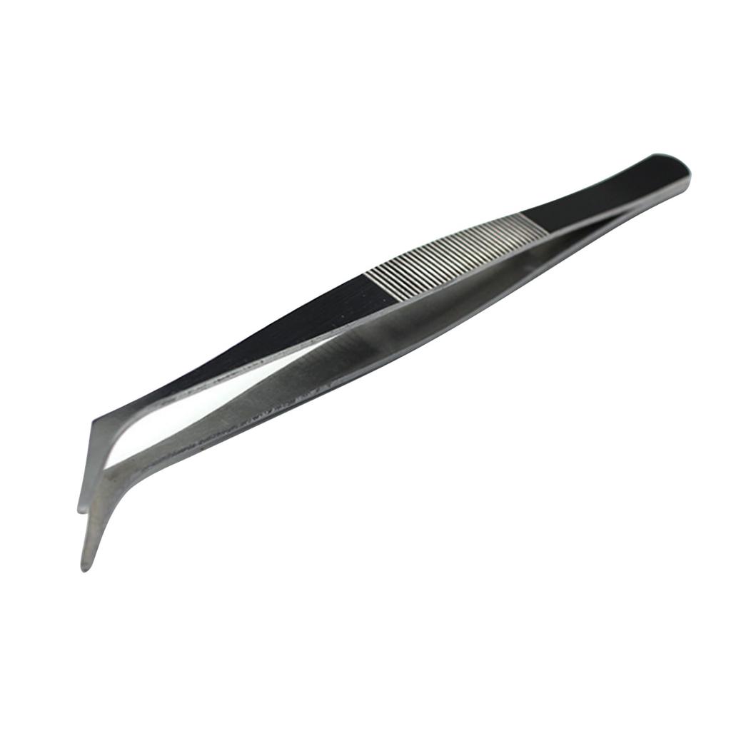 4Pcs/Set Precision Tweezers Thick Electronics Forceps Tweezers Anti-Skid DIY Maintenance Tools Makeup Repair Multi-function