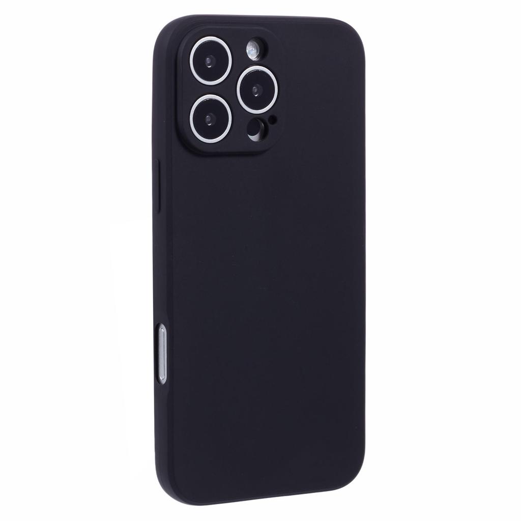 Для iPhone 16 Pro Чехол Точные вырезы Прямой край ТПУ Противоударный чехол для телефона