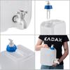 Канистра для воды KADAX, контейнер для умывальника, канистра, дозатор мыла, жидкости 5 л с краном