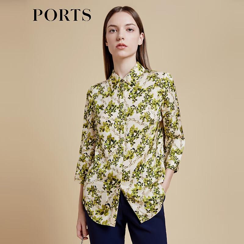 PORTS Women's Printed Silk Shirt