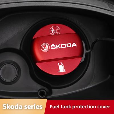Защитная крышка бензобака с логотипом автомобиля, аксессуары для Octavia Superb Rapid Kodiaq Karoq Fabia Kamiq Enyaq Yeti Scala VRS