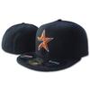 Houston Astros closed-back sun protection hat, couple's sun hat, embroidered cap, full-coverage baseball cap
