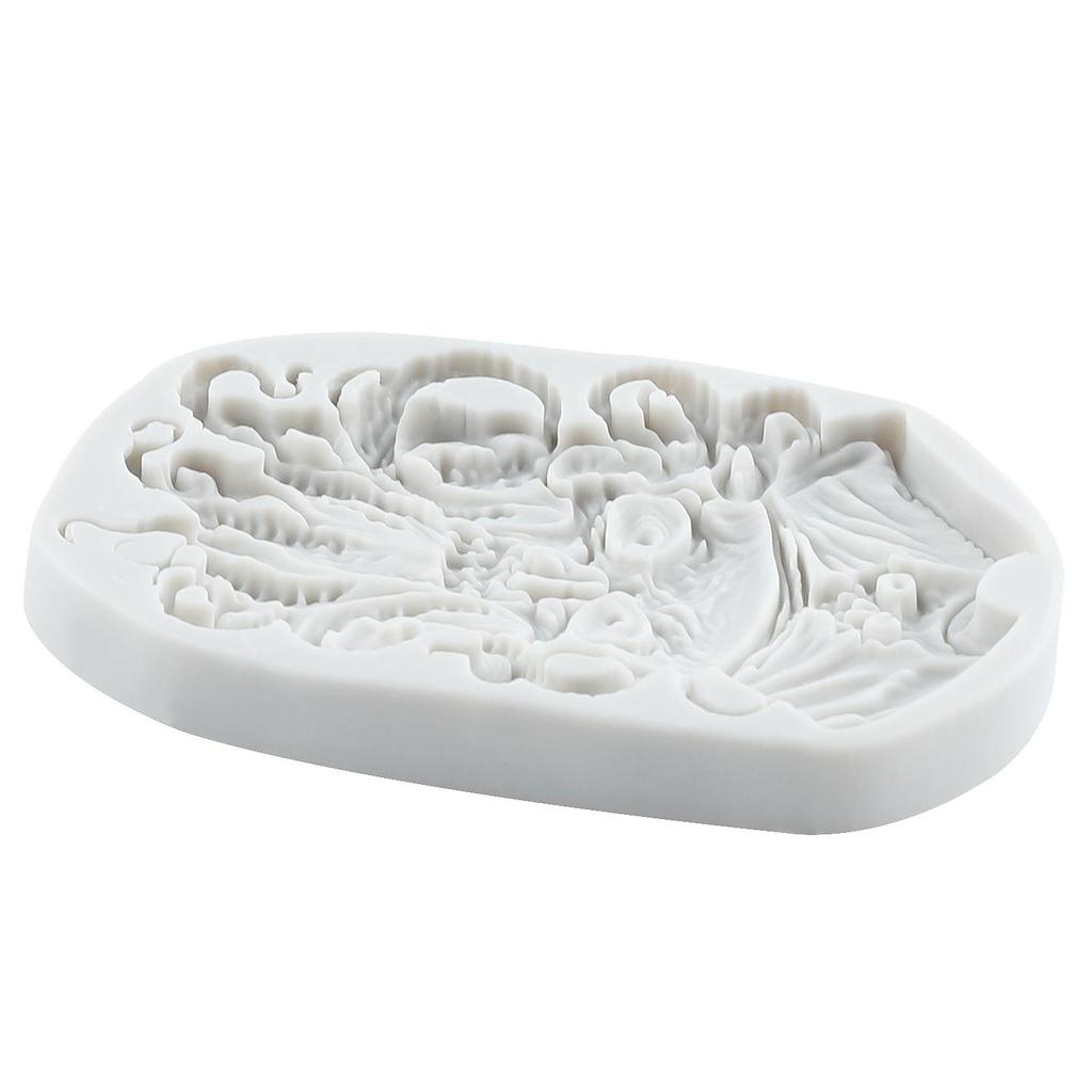 Силиконовые формы Череп Пират Осьминог Пират Форма для мастики Инструменты для украшения торта Топпер для кексов Конфета Шоколад Форма для гампасты