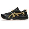 Asics 12 Кроссовки для трейлраннинга GEL-Trabuco, Gore-Tex 1012B607, женские, черно-оранжевые, 26.0