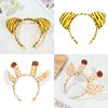 Theme Party Plush Cartoon Cosplay Hair Band Hair Accessories Animals Ears Headband Party Supply