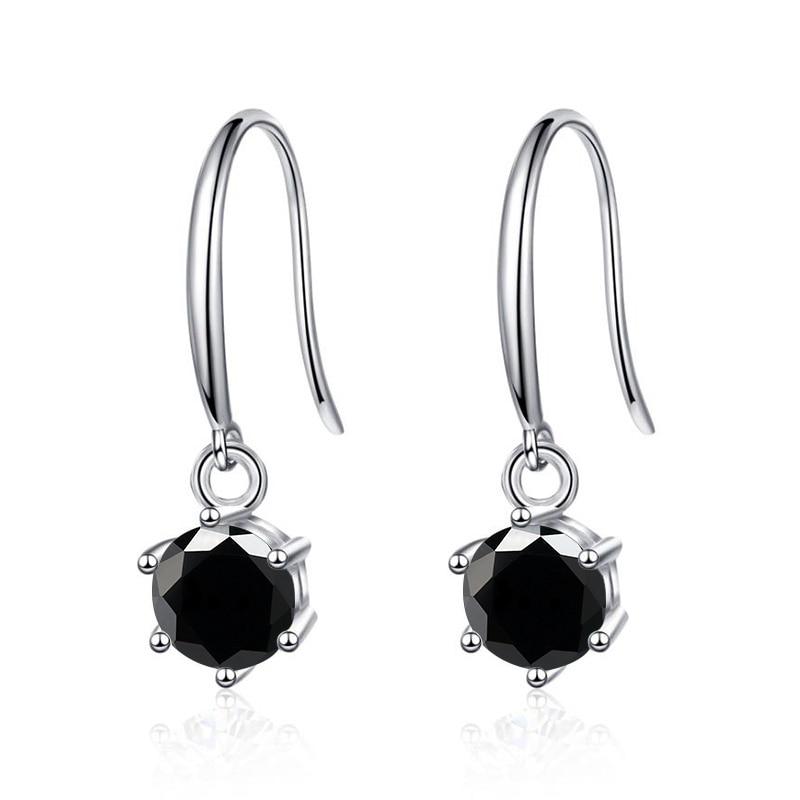 Bague Ringen Длинные серьги из стерлингового серебра S925 с инкрустацией муассанитом цвета D для девушки, подарок на День святого Валентина