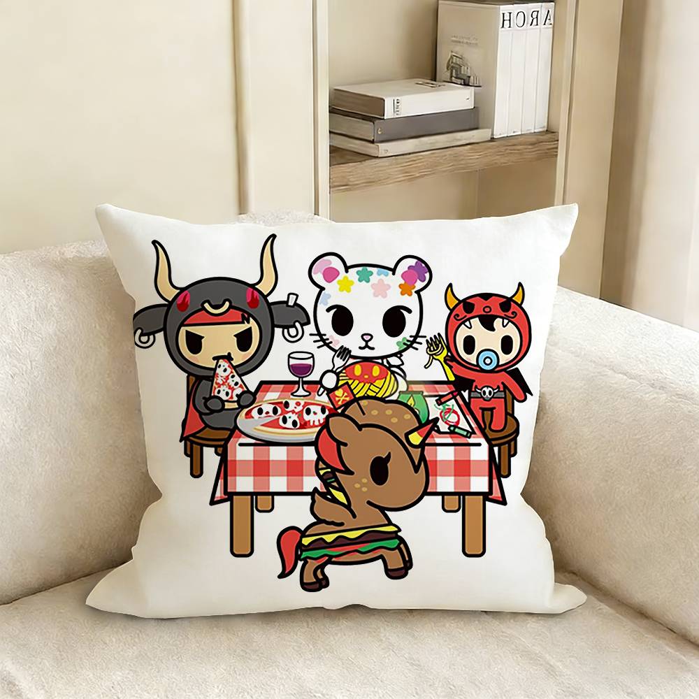 Japan TTokidokis Pillow Cover Sofa Cushion Cover Home Room Decoration Children Gift