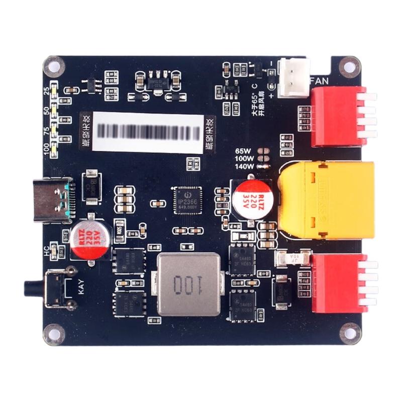 140W Bidirectional Fast Charging Module 2-6S Battery Charging Board Automatic Temperature Control Replacement