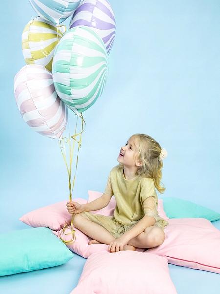 Balon Foliowy Cukierek,45Cm,Jasny Różowy 1Szt.