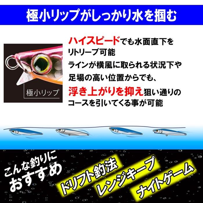 DUEL HARDCORE Pencil Bait Heavy Shot (S) 105mm, 30g - Strike Iwashi - Sea Bass, Flounder, Bluefish