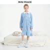 Теплое флисовое платье-пижама для девочек MINIPEACE