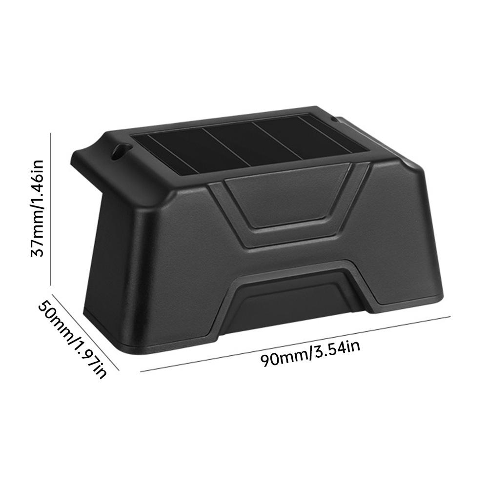 2/4 шт., уличный настенный светильник на солнечных батареях, теплый свет, IP65, водонепроницаемый, работающий на солнечной энергии, светильник для ограждения, сада, украшения, лампа для двора, гаража