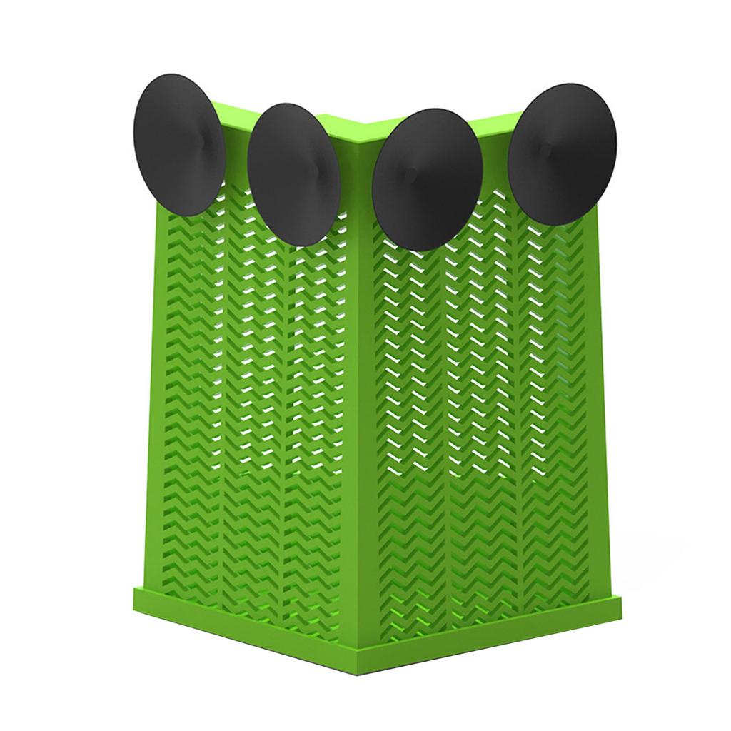 Угловая кормушка для рептилий с присосками, настенная кормушка для террариума, ящериц, игуан, гекконов, товары для животных