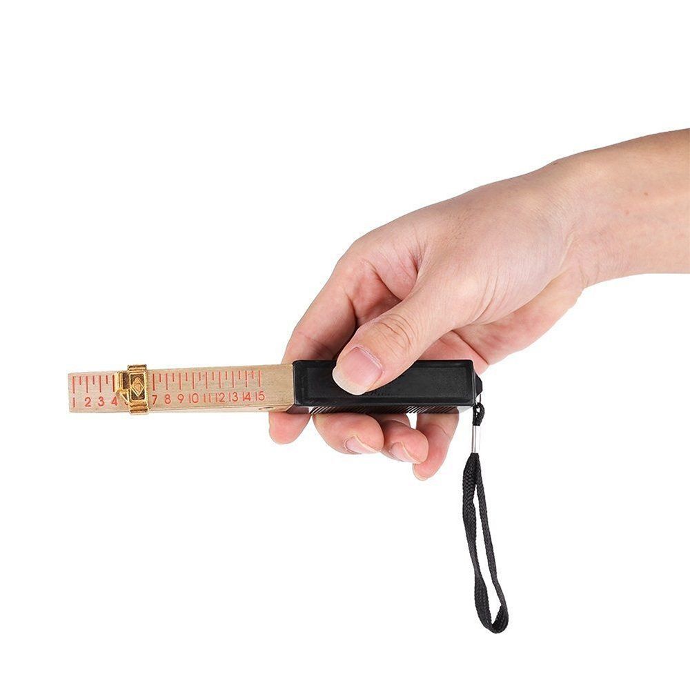 Inspection Cursor Copper Measure Tool Vernier Caliper Wedge Shaped Detection Ruler Feeler Gauge