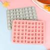 1Pc 54 Cavities Fruit Animal Silicone Mold Diy Mini Chocolate Ice Cube Tray Dropper Candy Fudge Non-Stick Jelly Baking Mold