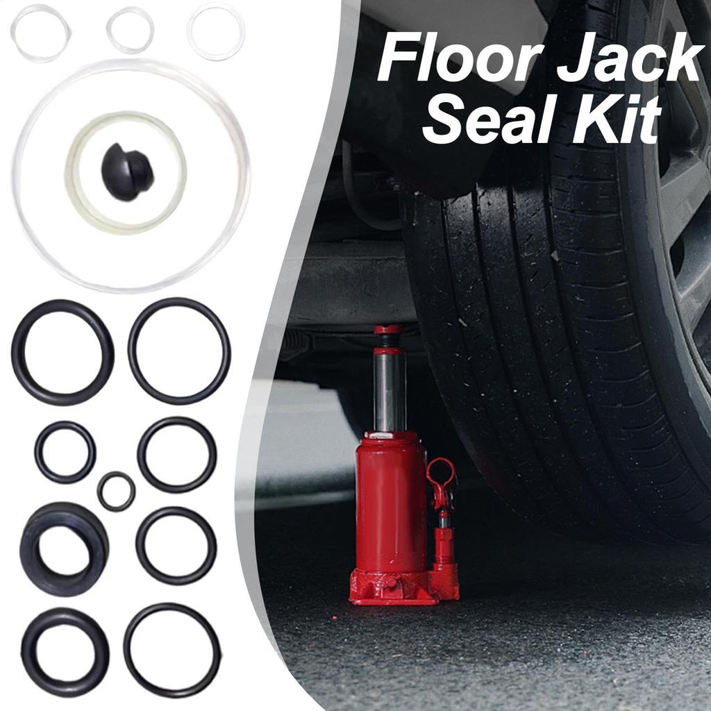 Dreuhuing Floor Jack Repair Sealing Tool Kit, Complete Set of O-Ring Horizontal Jack Accessories