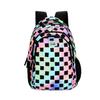 Iridescence School Bag for Girls, 17 Inch Backpack for Women, 3 Zips Water Resistant Stylish and Trendy College Backpacks for Girls. 27 Litres