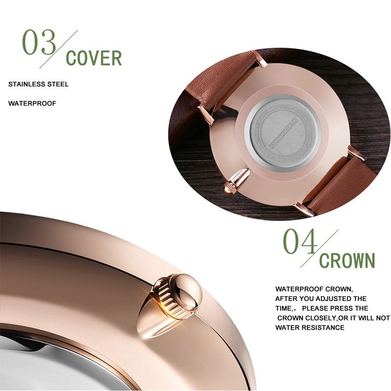 Hannah Martin Ladies Watch Women’s Quartz Watches 3ATM Waterproof Luxury Bracelet Watches Fashion Ladies Quartz Watch Female Wristwatch