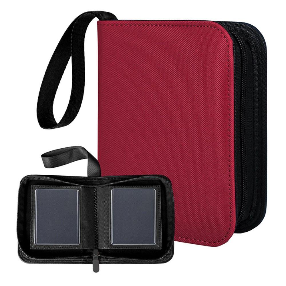 Diamond Leather Mini Card Binder 40 Pockets Photocard Holder Trading Card Album Card Collection