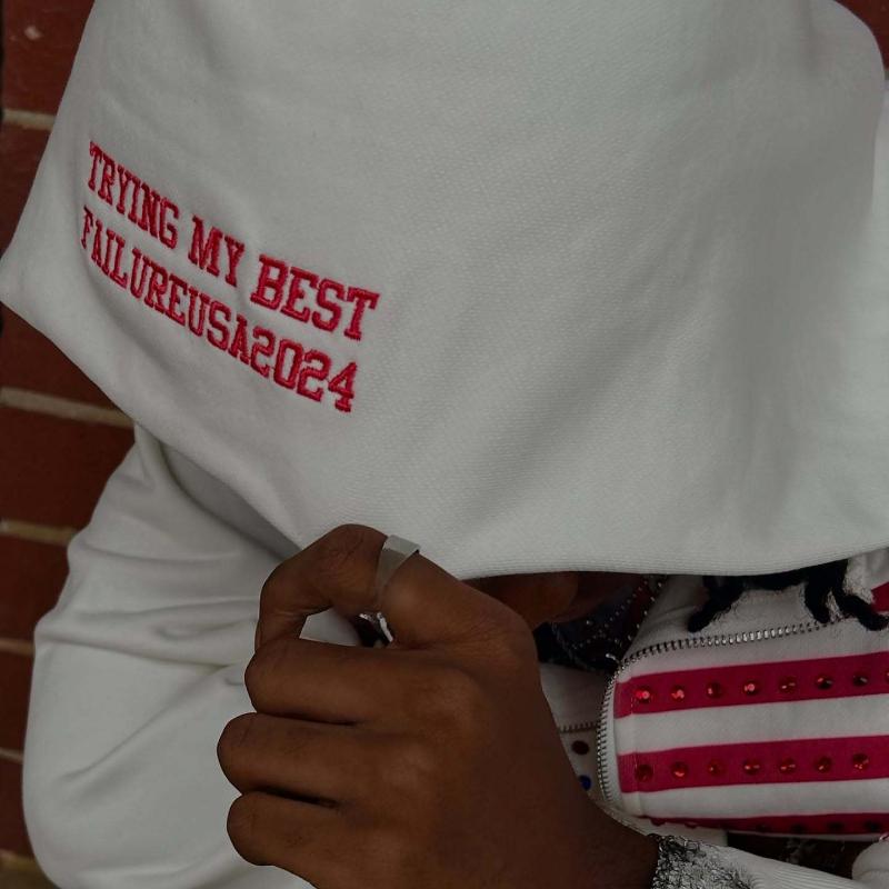 Европейский и американский Y2K напечатанный карман с надписью персонализированный трендовый свободный кардиган с капюшоном в стиле хип-хоп